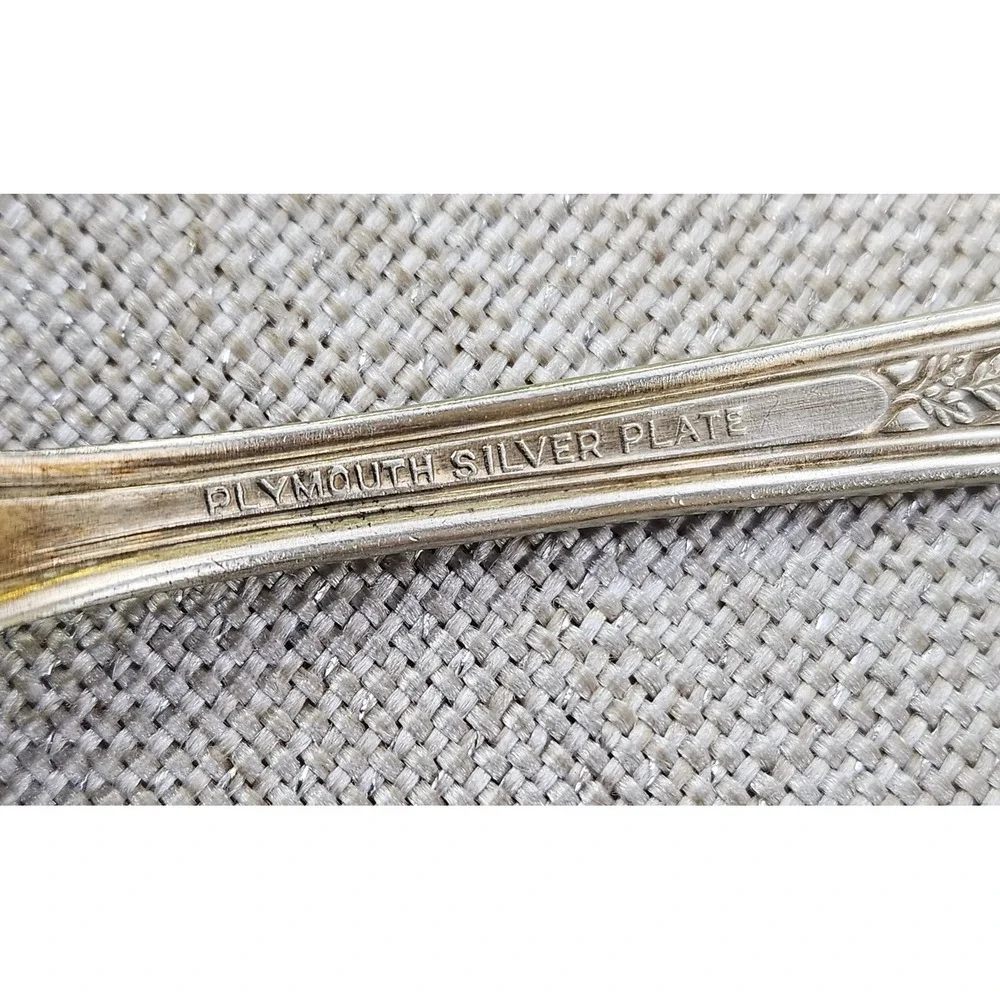 Gerber Rogers Bros Winthrop Silver Plate Baby Spoon Set 4pc Vintage Flatware